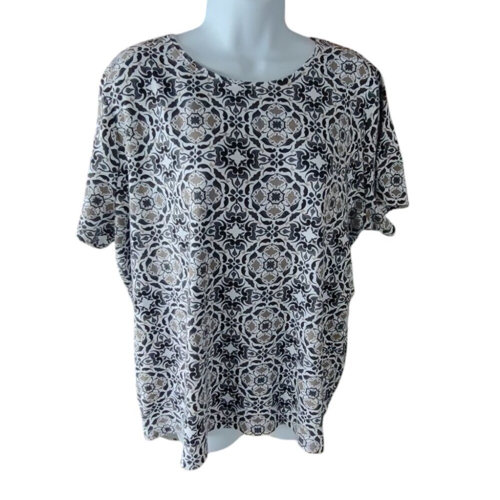Croft & Barrow Classic Tee Short-sleeved Size 1X